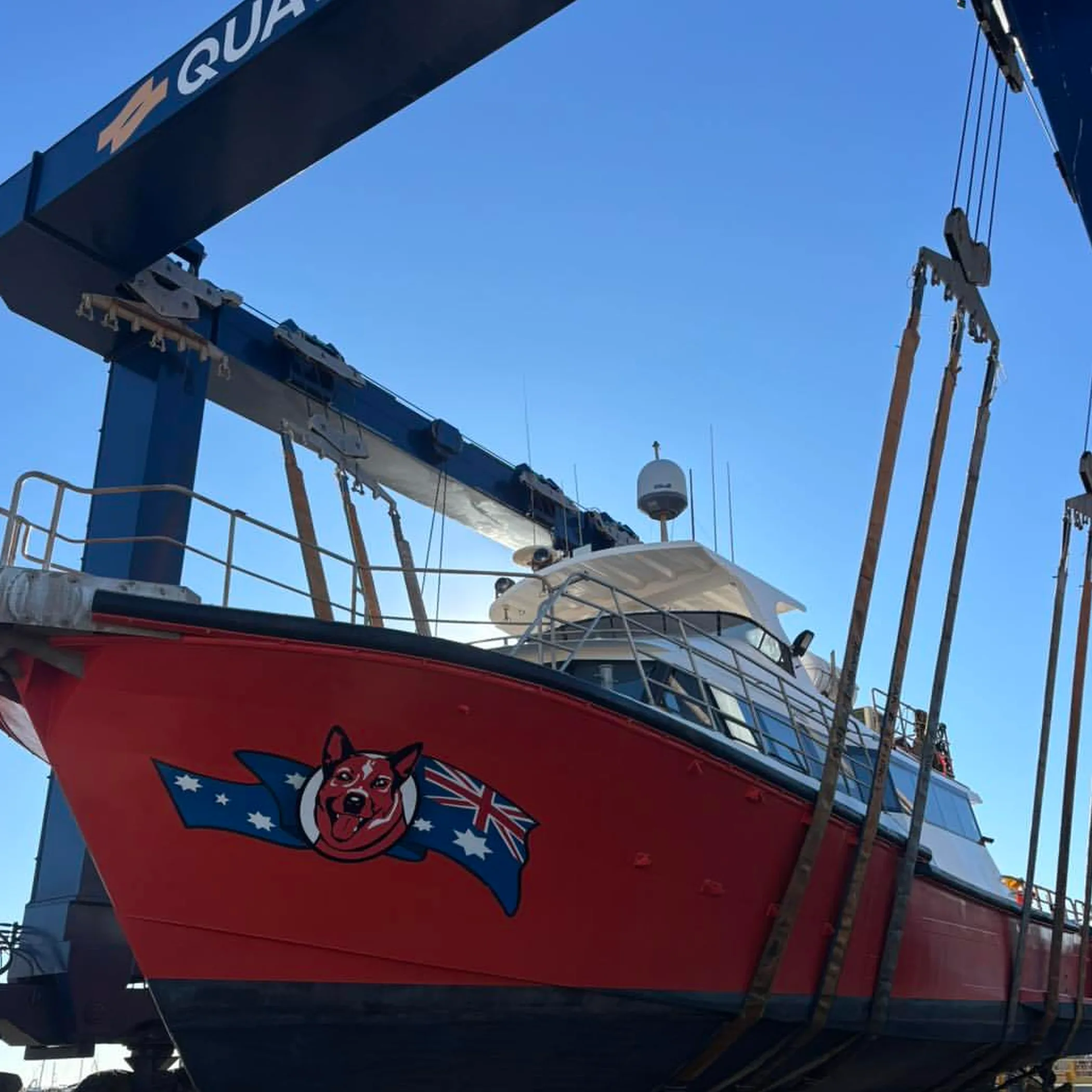 boat docked at a dockyard