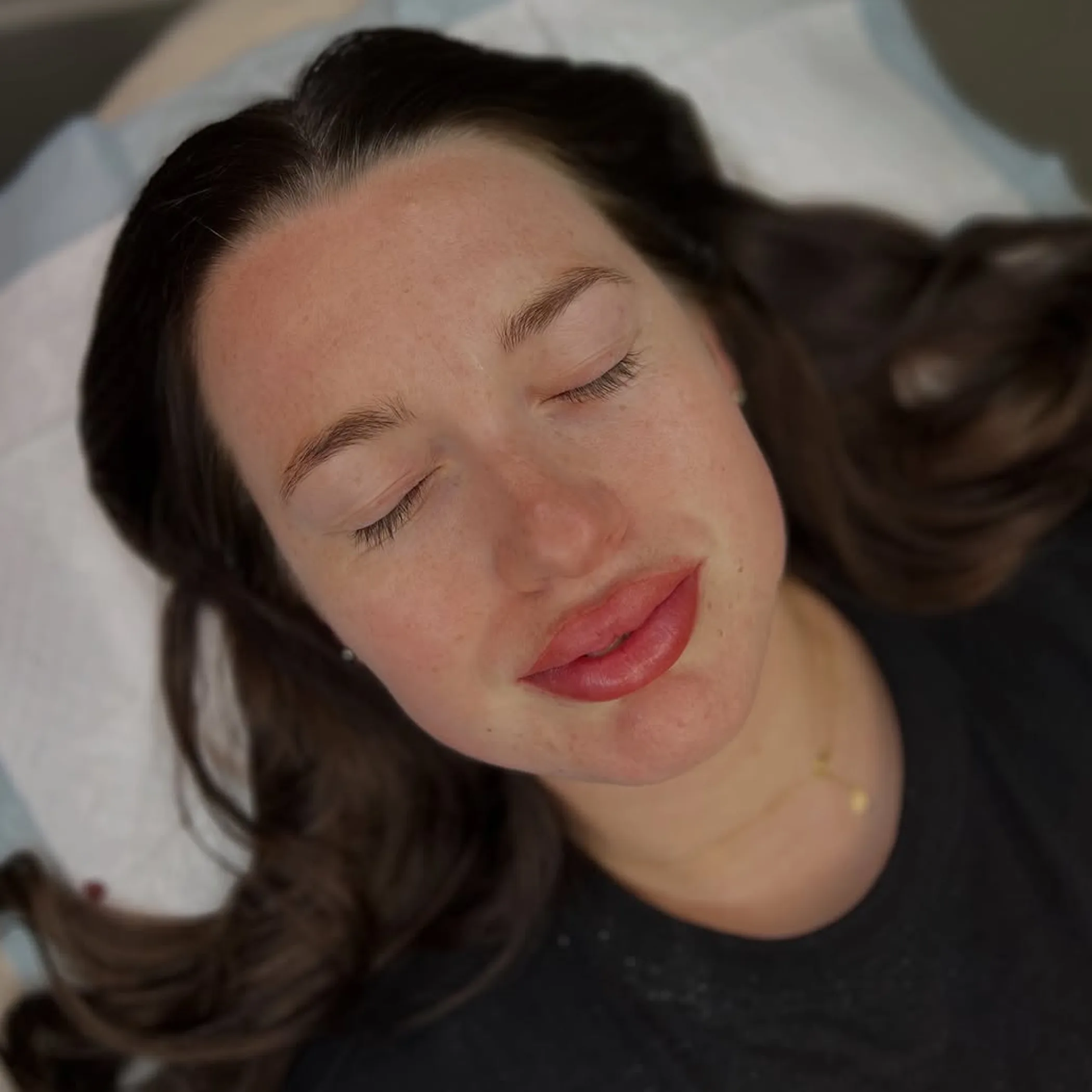 lip blush tattoo results