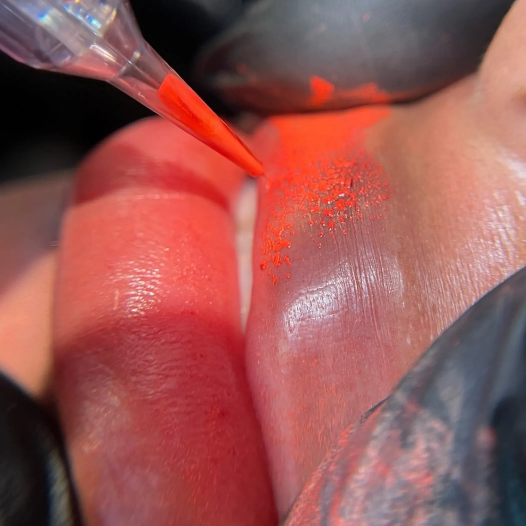 cosmetic lip tattooing
