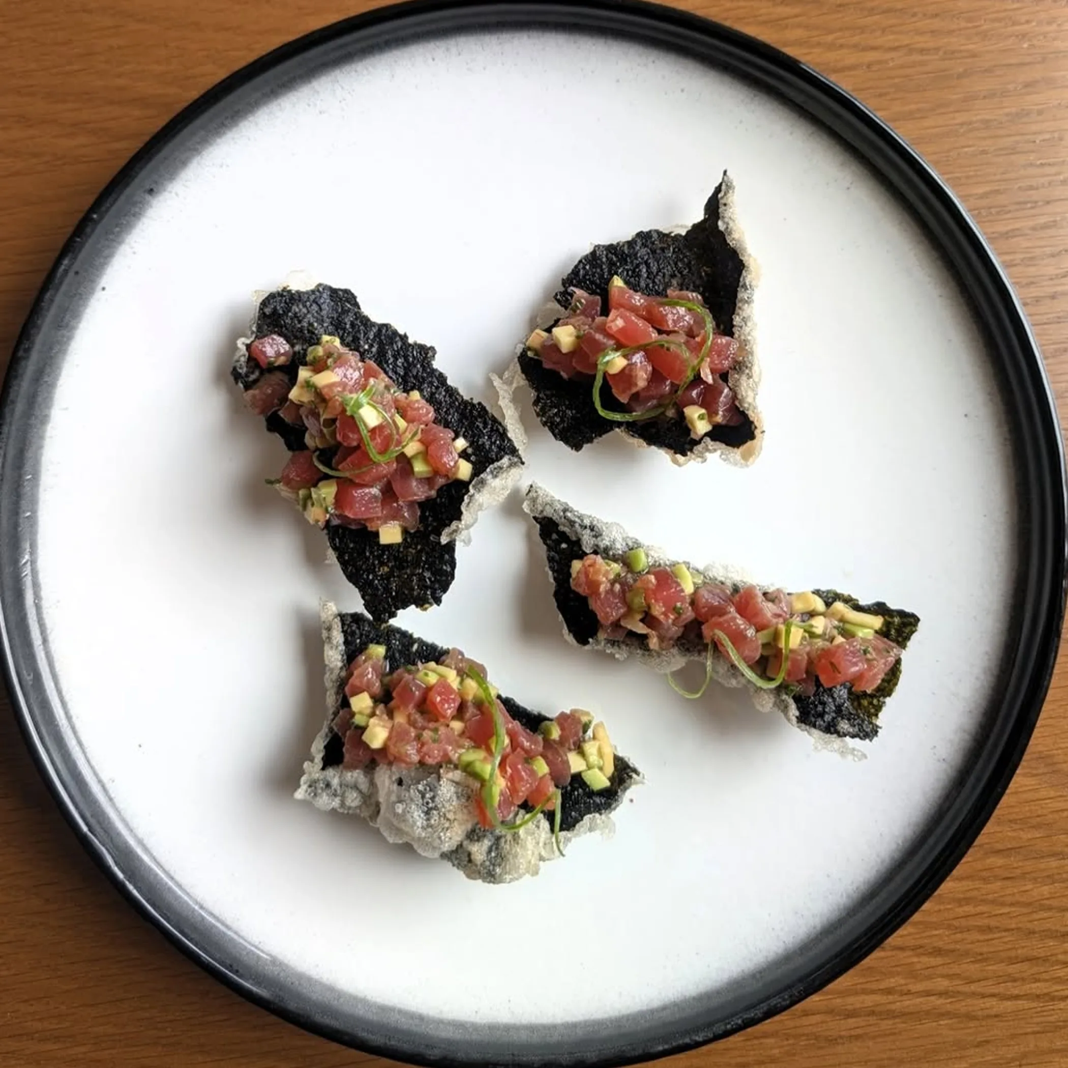 food dish in a photograph